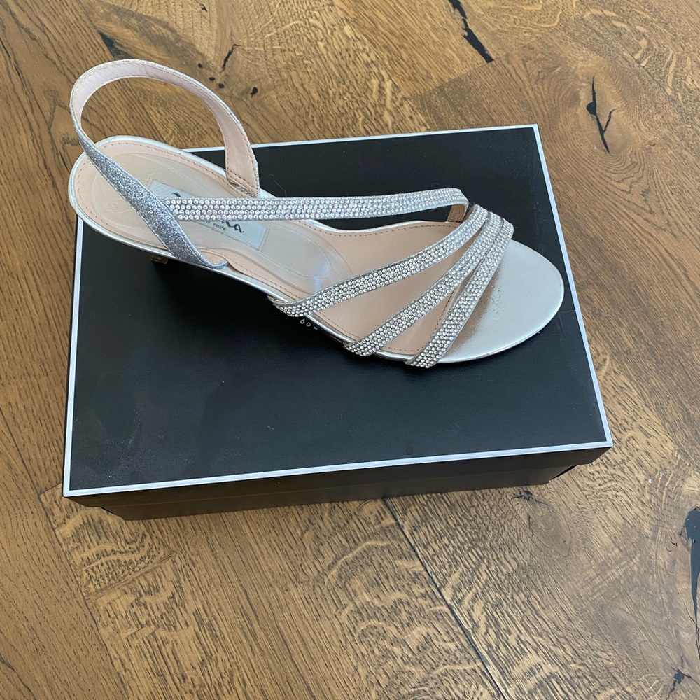 Nina silver heels